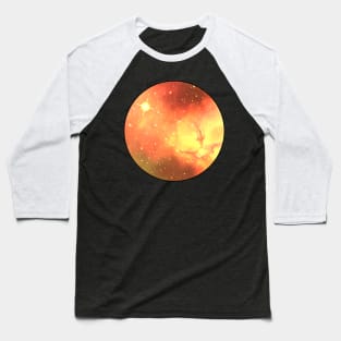 Galaxy Circle (Gold) Baseball T-Shirt